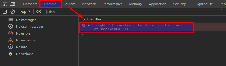 Ошибка поддержки EventBus