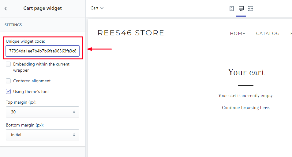 Установка блоков рекомендаций