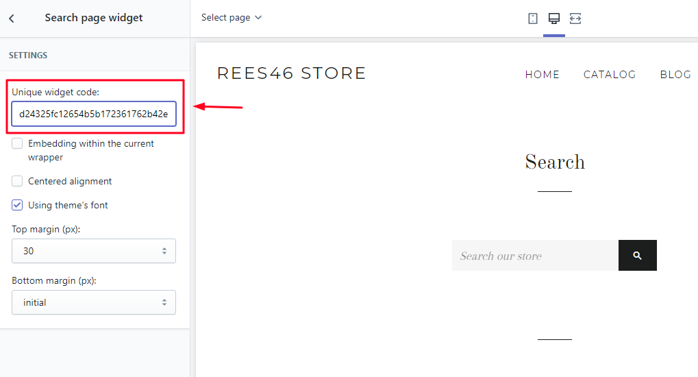 Установка блоков рекомендаций