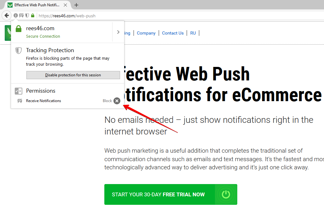Solution for Firefox